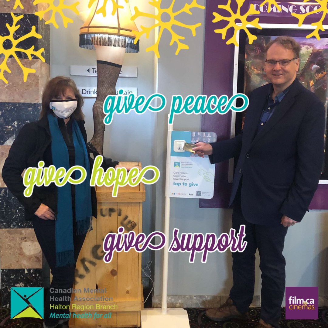 FilmCaCinemas's tweet photo. We're proud to be supporting @cmhahalton in their Giving Trees campaign this holiday season, an important initiative raising funds & awareness of mental health 🧠
You can support by donating through their tiptap donation machine located in the cinema ⛄️ #GivingTrees #MentalHealth https://t.co/PiV9Iaxrwr