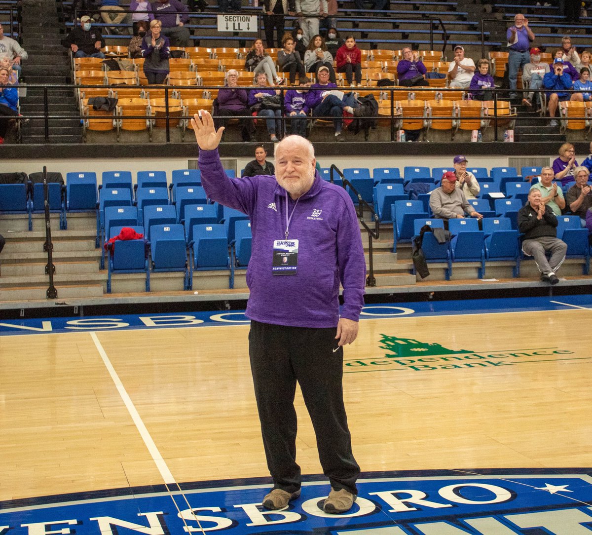 KWCPanthers's tweet photo. Kentucky Wesleyan Athletics couldn’t be more thankful for the 111 combined years of experience these two have provided our institution. Thank you Joel and Roy! #OneTeamWesleyan https://t.co/QXsfmMxAyG