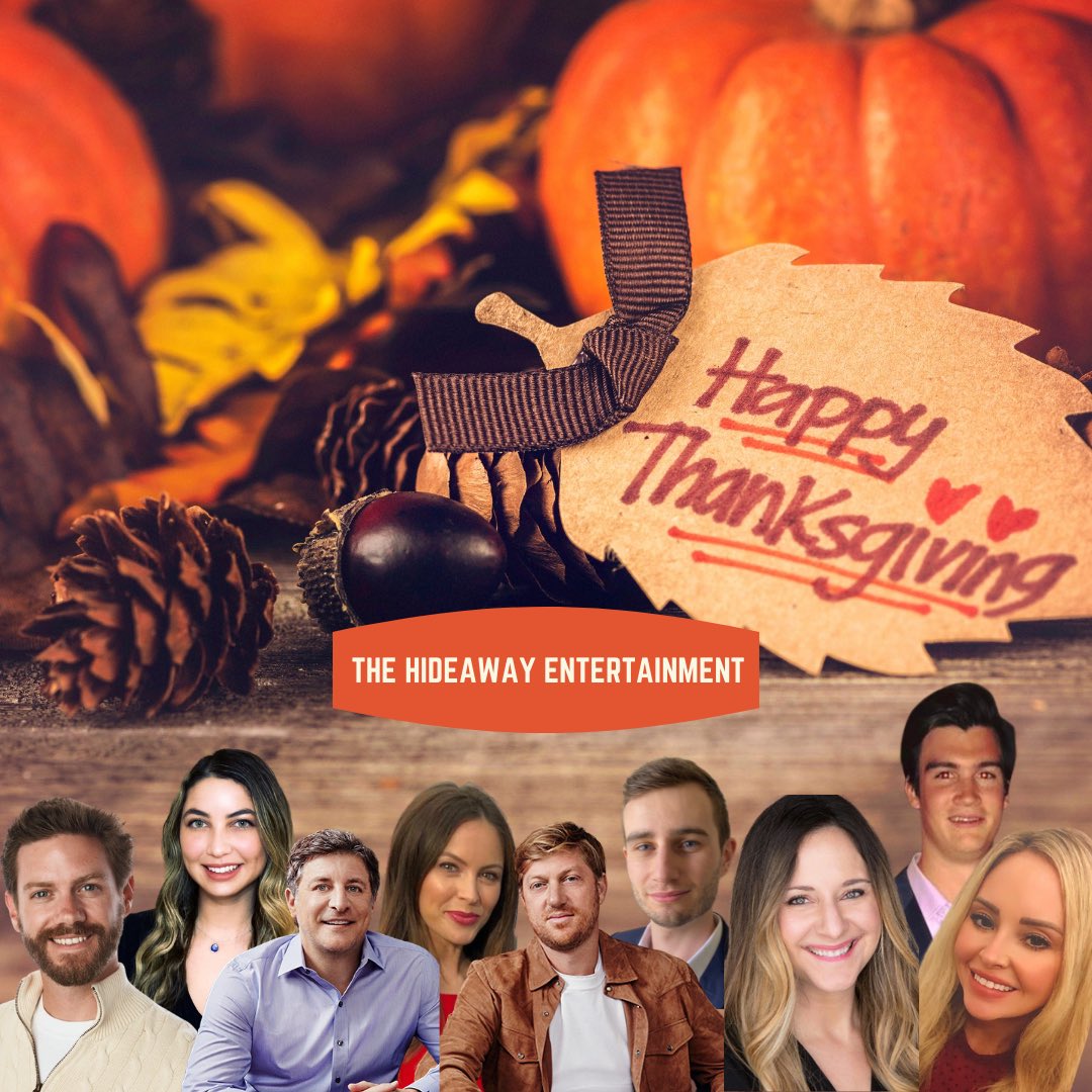 Happy Thanksgiving from our team to you 🍁 @thehideawayent