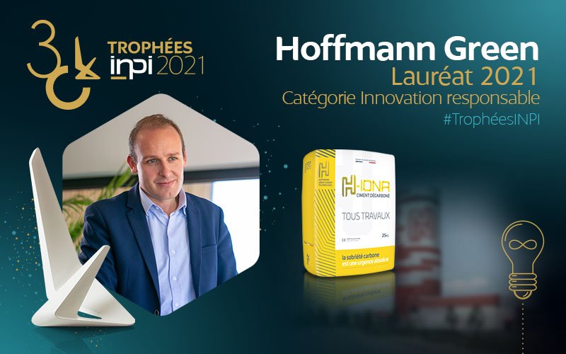 👏 🏆 Félicitations à @hgct_europe qui remporte le Trophée dans la catégorie #InnovationResponsable !

♻️ L'entreprise produit et commercialise un ciment «vert» 6 fois moins polluant que le ciment traditionnel #TrophéesINPI
