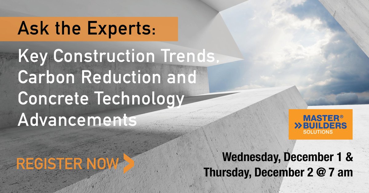 Construct Canada (@constructcanada) on Twitter photo Join a lively discussion at #TBS21 with <a href="/mbs_americas/">Master Builders Solutions - North America</a> experts as they discuss local construction trends, speed of construction, sustainability practices, answer your construction questions and much more! Register today: spr.ly/6011JegbZ #construction #building #concrete Join a lively discussion at #TBS21 with <a href="/mbs_americas/">Master Builders Solutions - North America</a> experts as they discuss local construction trends, speed of construction, sustainability practices, answer your construction questions and much more! Register today: spr.ly/6011JegbZ #construction #building #concrete