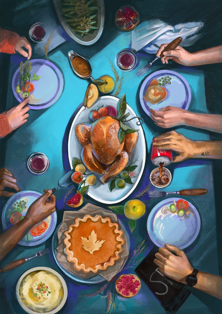 Whether they are friends, family, or animal companions, let's give thanks to all the special ones in our lives. ⁠
Happy Thanksgiving San Franciscans!⁠
⁠
🎨 : @elena_zlokazova⁠