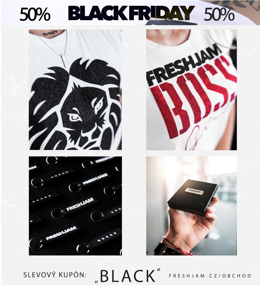 freshjamcz's tweet photo. BLACK WEEK FRESHJAM 2021 — https://t.co/bazJzhCXx2 https://t.co/n0B73RBi8r