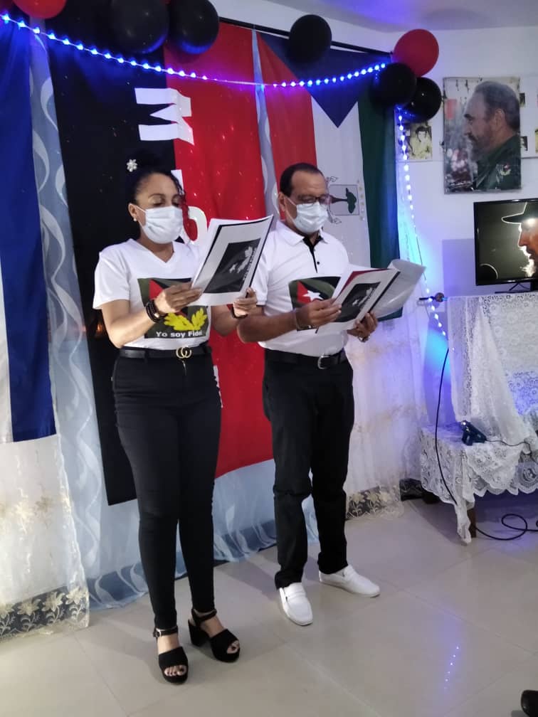 RenierSerranoM1's tweet photo. ✅ #SomosContinuidad
✅ #CubaMined
✅ #FidelEntreNosotros
🔷 La Brigada Educativa Cubana 🇨🇺 en Guinea Ecuatorial 🇬🇶 Región Insular, presente al llamado de la Patria '' Yo Soy Fidel ''
@CuGEcuatorial 
@CubaGuinea 
@RaulEHernandez7 @GHNordelo5 https://t.co/2PblzfOoen