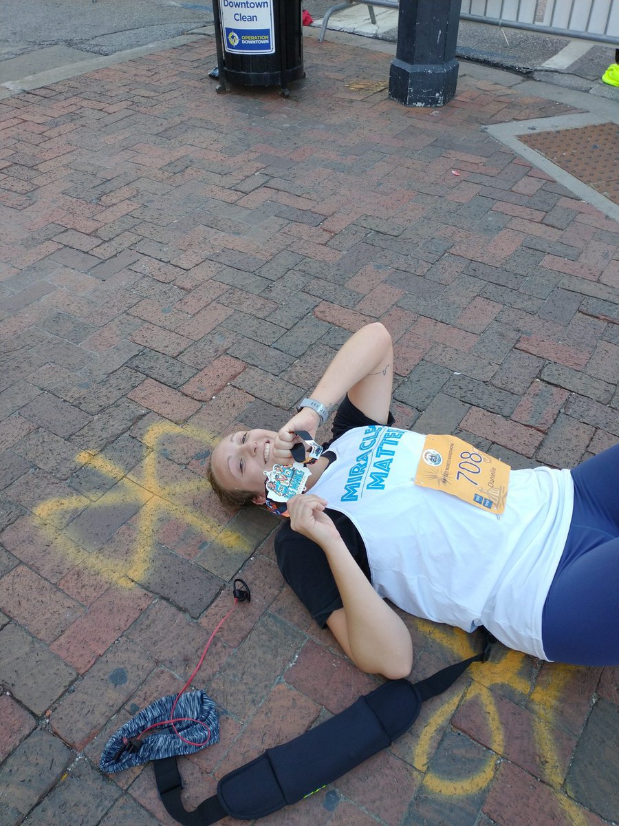 Today we’re thankful for silent disco, marathon medals and bad dancing. 

But most of all, we’re thankful we get the opportunity to make miracles happen. 💙 

Thinking of all of our miracle kiddos and families today who don’t always get to celebrate like we do.