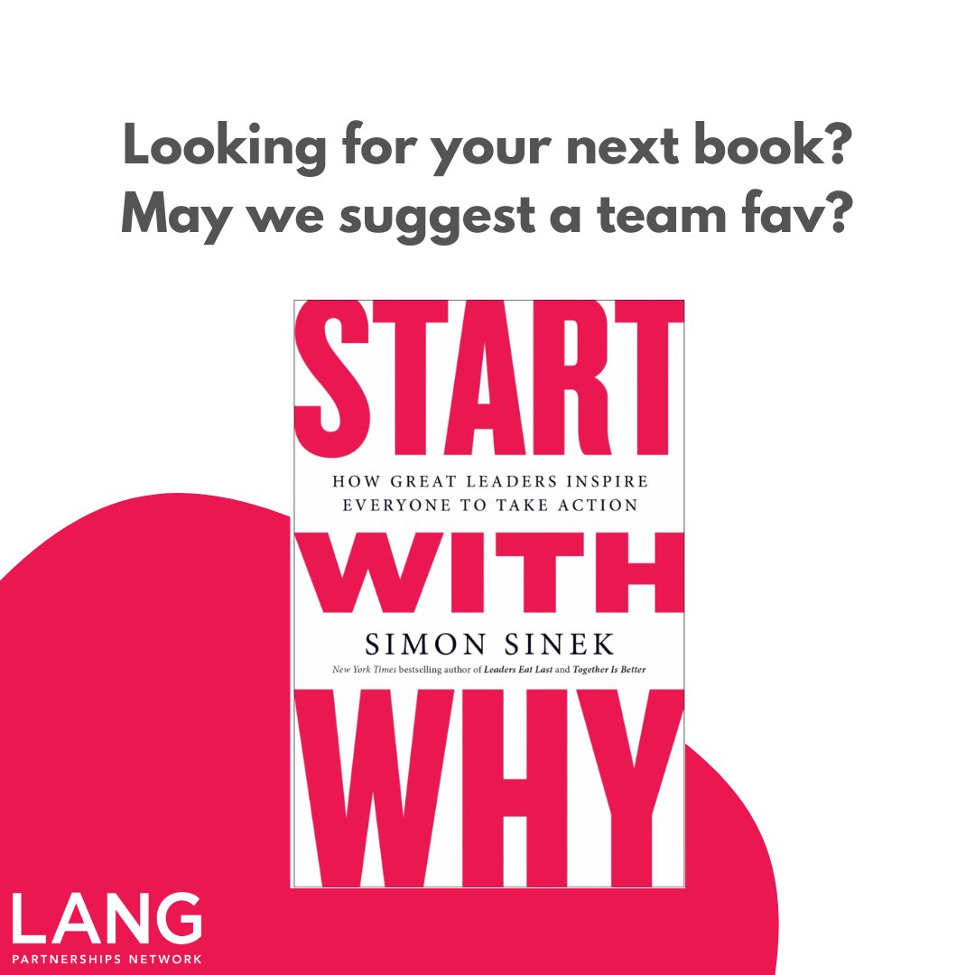 langmarketing's tweet photo. Readers are leaders. Never stop learning! 📚

If you haven’t read @simonsinek ‘s book #startwithwhy then we would highly encourage you to do so! 

#leadership #partnerships
#gamechangers #marketing #strategy  #canadianbusiness https://t.co/smMq1LdxUd