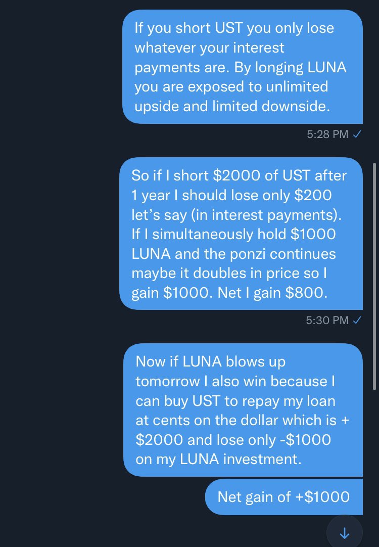 Disclosure: I am short  $UST and long  $LUNA explained here