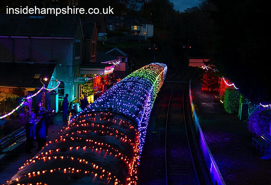 InsideHampshire (@insidehampshire) on Twitter photo All aboard for the <a href="/Watercress_Line/">Watercress Line</a> #SteamIlluminations - open from tomorrow (26 November) #watercressline #ChristmasLights All aboard for the <a href="/Watercress_Line/">Watercress Line</a> #SteamIlluminations - open from tomorrow (26 November) #watercressline #ChristmasLights