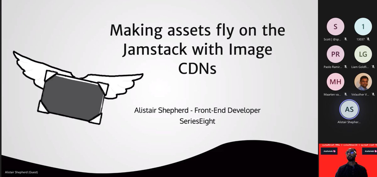 IleshMistry's tweet photo. We now have @Accudio talking about #Jamstack and image CDNs at the #MMT_TechMeetup

Join us - https://t.co/JmCyvML30y https://t.co/Cfea2KvrM4