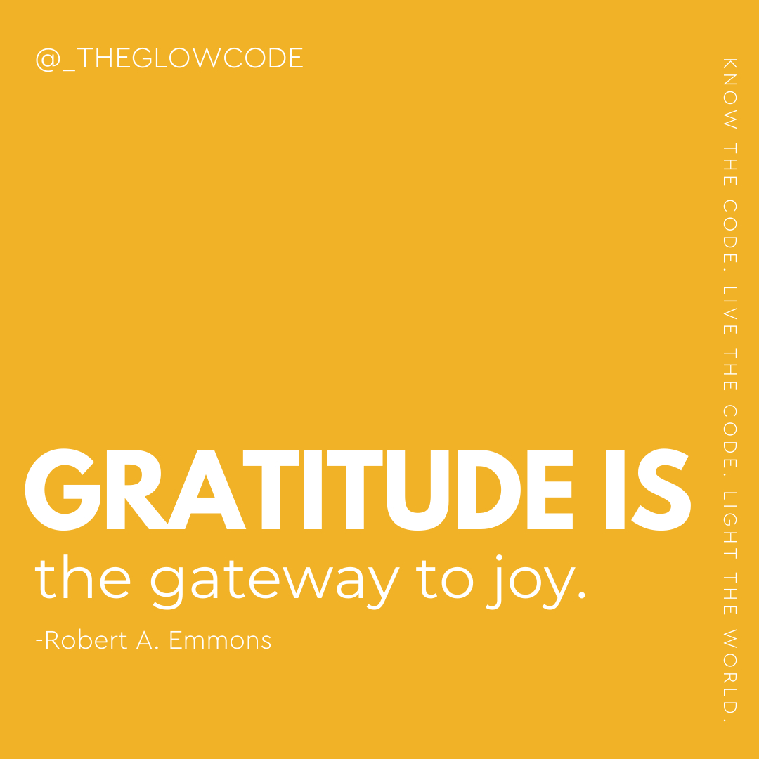 _theglowcode's tweet image. Good afternoon lovelies!

Whether you observe this day or not...we should be infusing each and every day with gratitude.

Science supports the assertion that gratitude is the gateway to joy.  Grateful people actually live longer and have a better quality of life.

So get ya GLOW