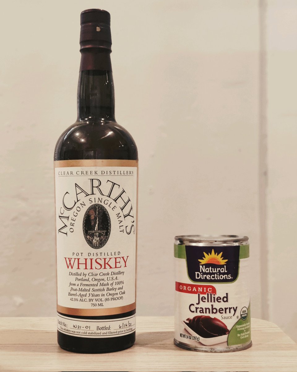 Which of our 4 followers wants to come over for Thanksgiving?  We can't finish this all ourselves.  #americansinglemalt #mccarthyssinglemalt