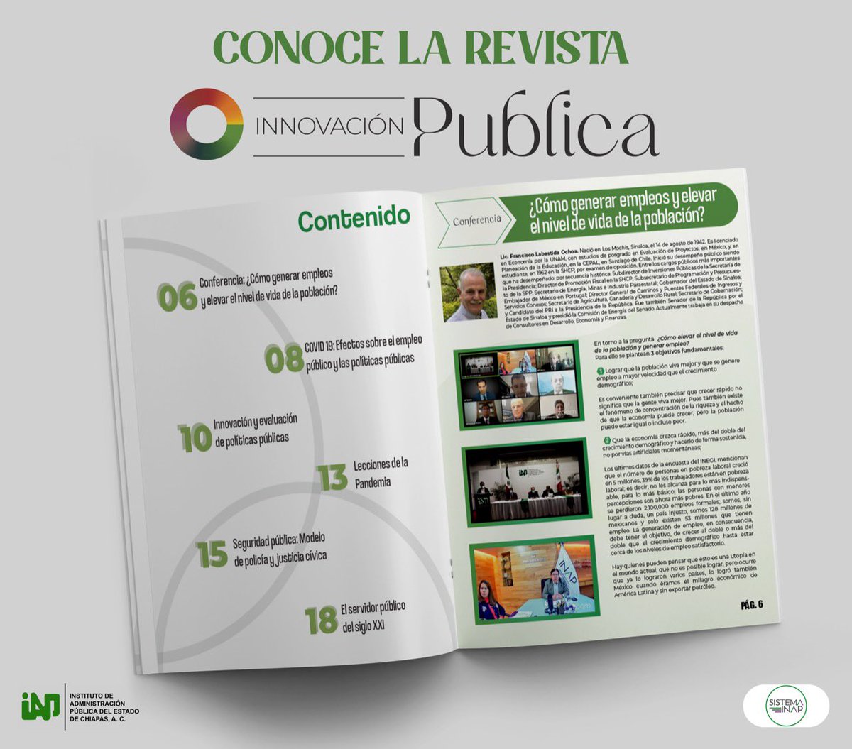 ¡Ya esta la Revista #InnovaciónPública disponible para leer! 

📖 Puedes descargar en pdf o leer en línea  iapchiapas.edu.mx/innovacion-pub…