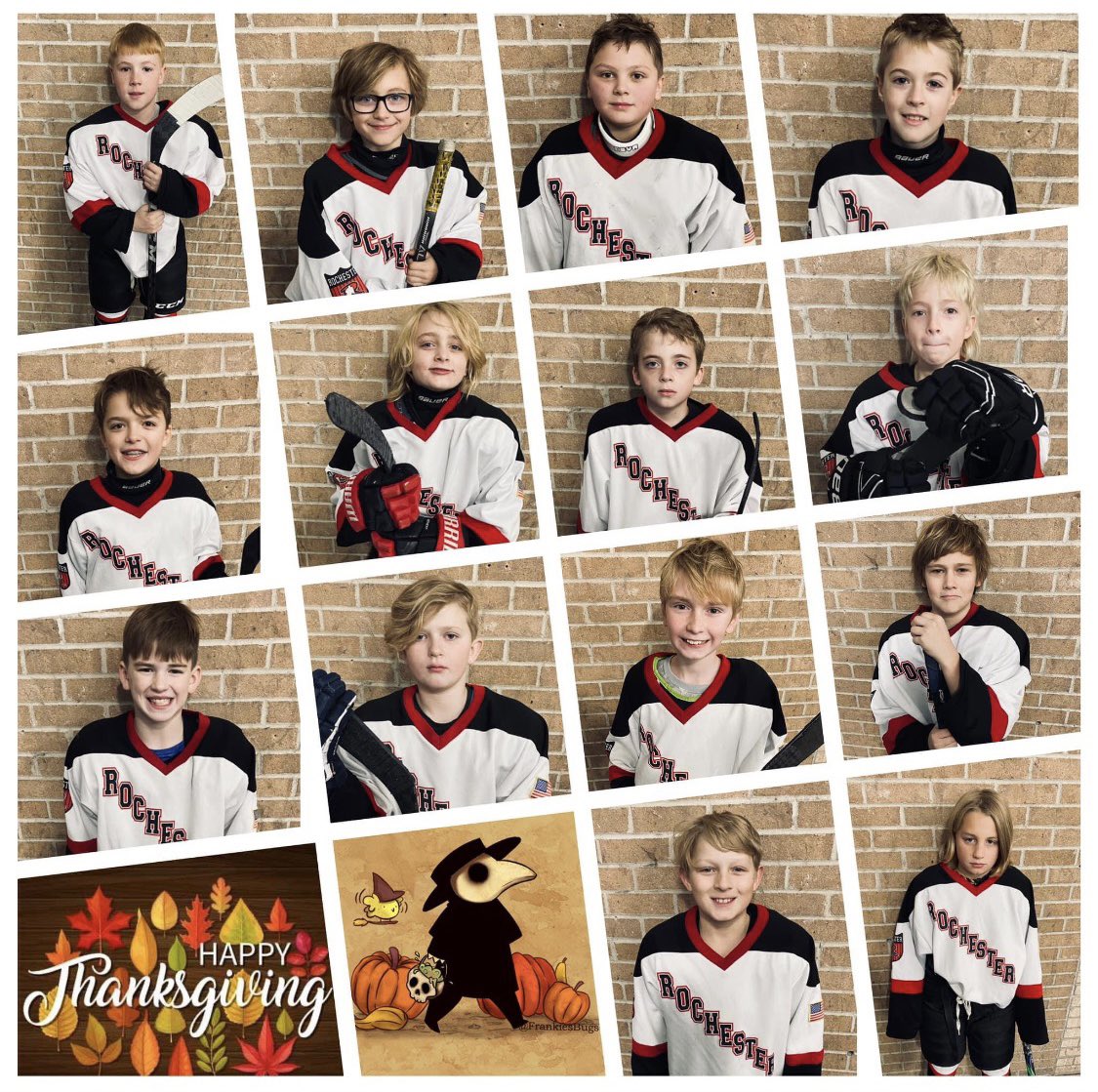 Happy turkey day from the boys. #blackplague #ryha