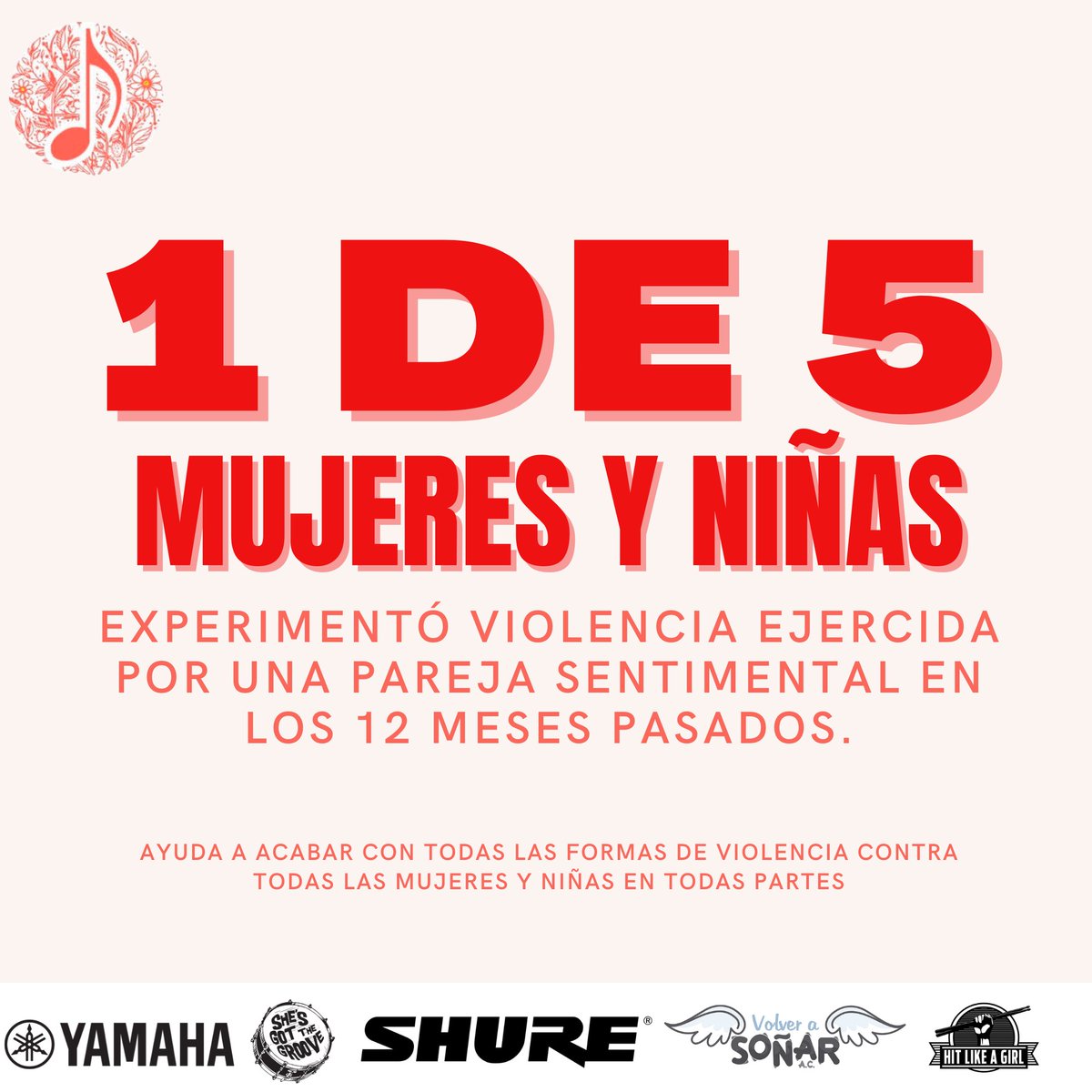 ♀POR UN MUNDO LIBRE DE VIOLENCIAS ♀
25 Nov #DiaDeEliminacionDeViolenciaContraLaMujer 
𝒩𝑜𝓈 𝓆𝓊𝑒𝓇𝑒𝓂𝑜𝑒 𝓋𝒾𝓋𝒶𝓈, 𝓁𝒾𝒷𝓇𝑒𝓈 𝓎 𝓈𝒾𝓃 𝓂𝒾𝑒𝒹𝑜💜
#EllaSuena #MujeresPoderosas #Shure