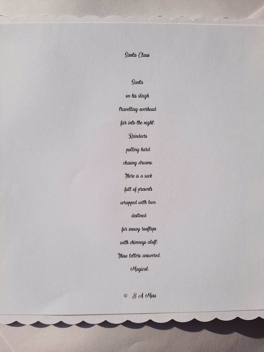 UnknownPoet49's tweet photo. B A MOSS ARCHIVE: A poetic Santa Claus at Christmas.

📮Vanessa Marshall https://t.co/XL8e8APogk