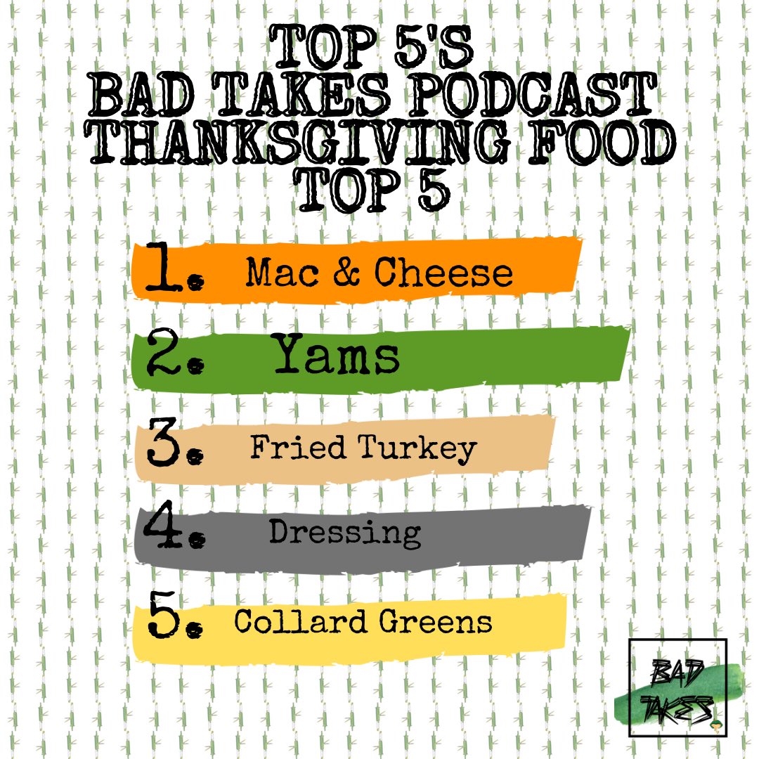 _manifesteffect's tweet photo. Food still not on the table yet? Not tryna talk to your annoying cousins? Aunt Esther keeps asking you about “what’s their name” from last year? Tune it all out by listening to us breakdown the definitive Thanksgiving food Top 5 here: https://t.co/qMCMNL7aKz https://t.co/VU1EBv75mp