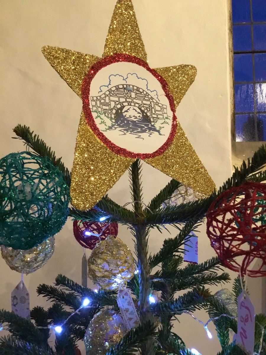 brocktonprimary's tweet image. Our Christmas tree is now on display at Much Wenlock Parish Church. Every child has made a bauble for the tree, the school is covered in glitter. Please go and see it this weekend, it looks lovely!