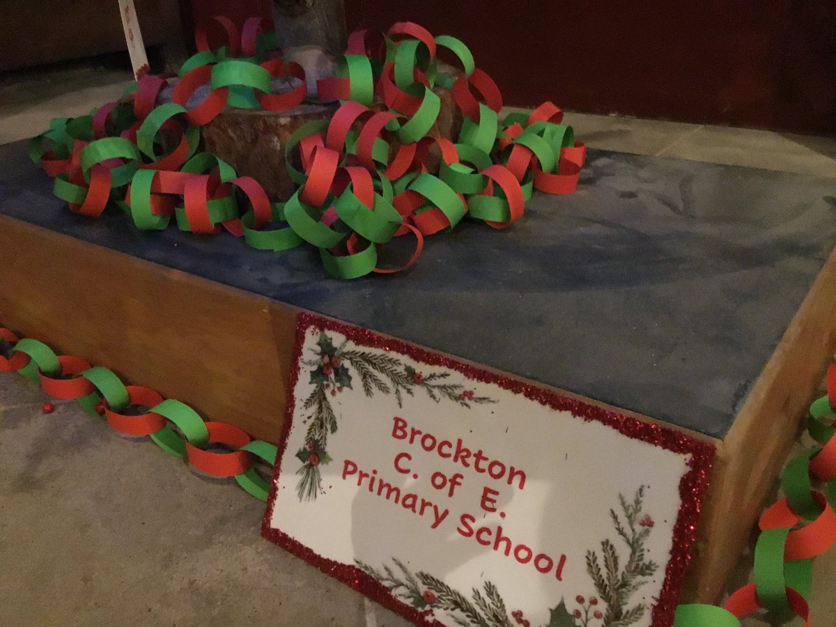 brocktonprimary's tweet image. Our Christmas tree is now on display at Much Wenlock Parish Church. Every child has made a bauble for the tree, the school is covered in glitter. Please go and see it this weekend, it looks lovely!