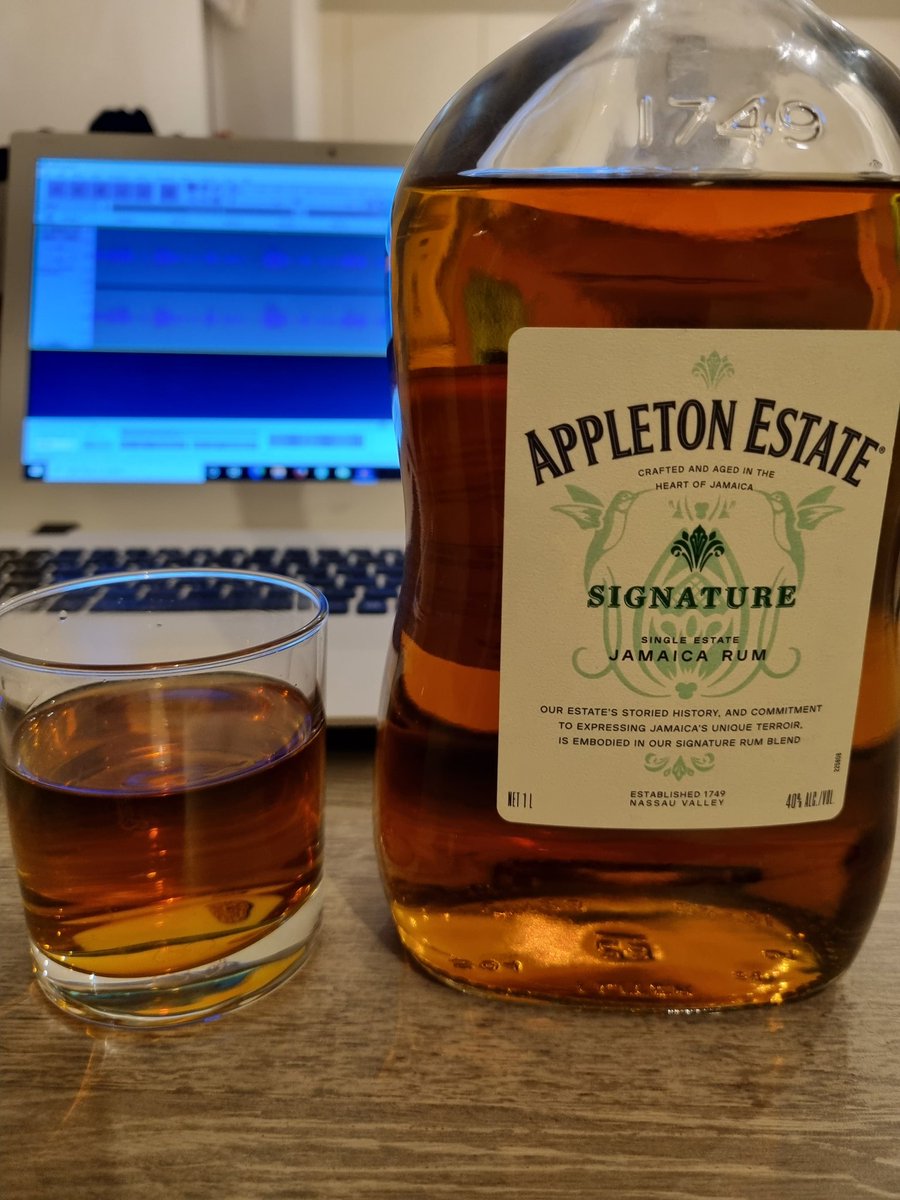 TallBoyRadio's tweet photo. Country number 40 was Jamaica 🇯🇲  and we don't doubt that was down to our pal, Bill spreading the word when he was out there.

He's gone one better and dropped off a bottle of their finest to slow my editing down!! https://t.co/usEq1ybtEB