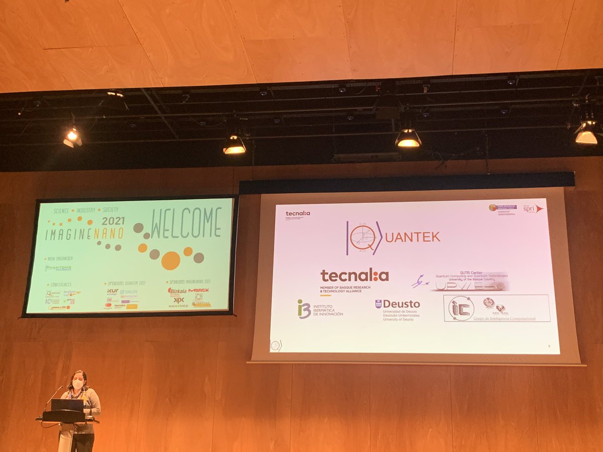 xichen_STA's tweet photo. We all presented the fantastic results and nice prospects @QuantumConf sharing the project @QUANTEK2122. @yue_quantum @a_ruizTECNALIA @JorgeCasanovaM2  @tecnalia @Ikerbasque https://t.co/LC2ROysku2