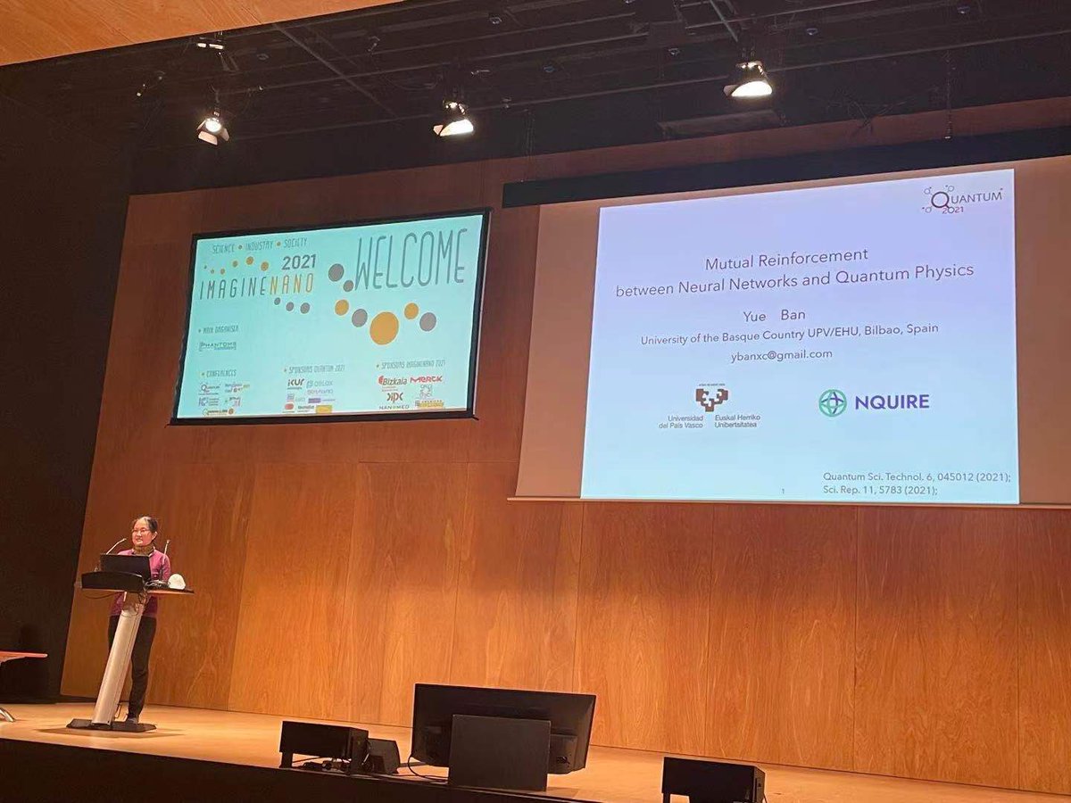 xichen_STA's tweet photo. We all presented the fantastic results and nice prospects @QuantumConf sharing the project @QUANTEK2122. @yue_quantum @a_ruizTECNALIA @JorgeCasanovaM2  @tecnalia @Ikerbasque https://t.co/LC2ROysku2