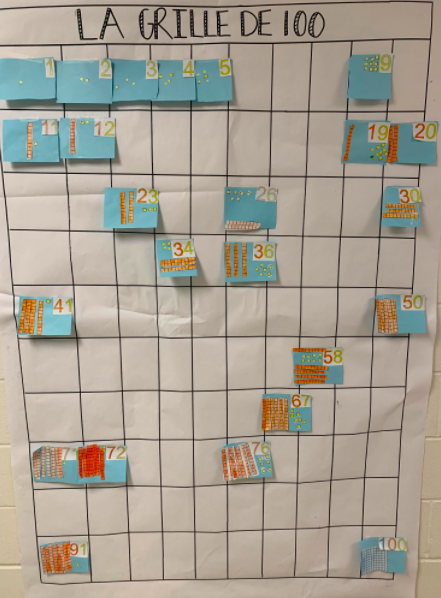 Some amazing work in progress going on here! Students are working together to fill in a big 100's chart!  Stay tuned for the finished product! 💯