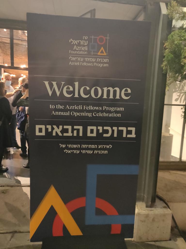 kirti_sankhala's tweet photo. I had a great (glamorous) evening at the Annual opening ceremony of #Azrieli Fellows. 
Azrieli fellows' cohort is a bouquet of all scientists from different disciplines of #STEM, arts, social science, and humanities. I feel honored to be a part of this family. @azrielifdn
🎉🎉 https://t.co/fB2iy5Vk1H