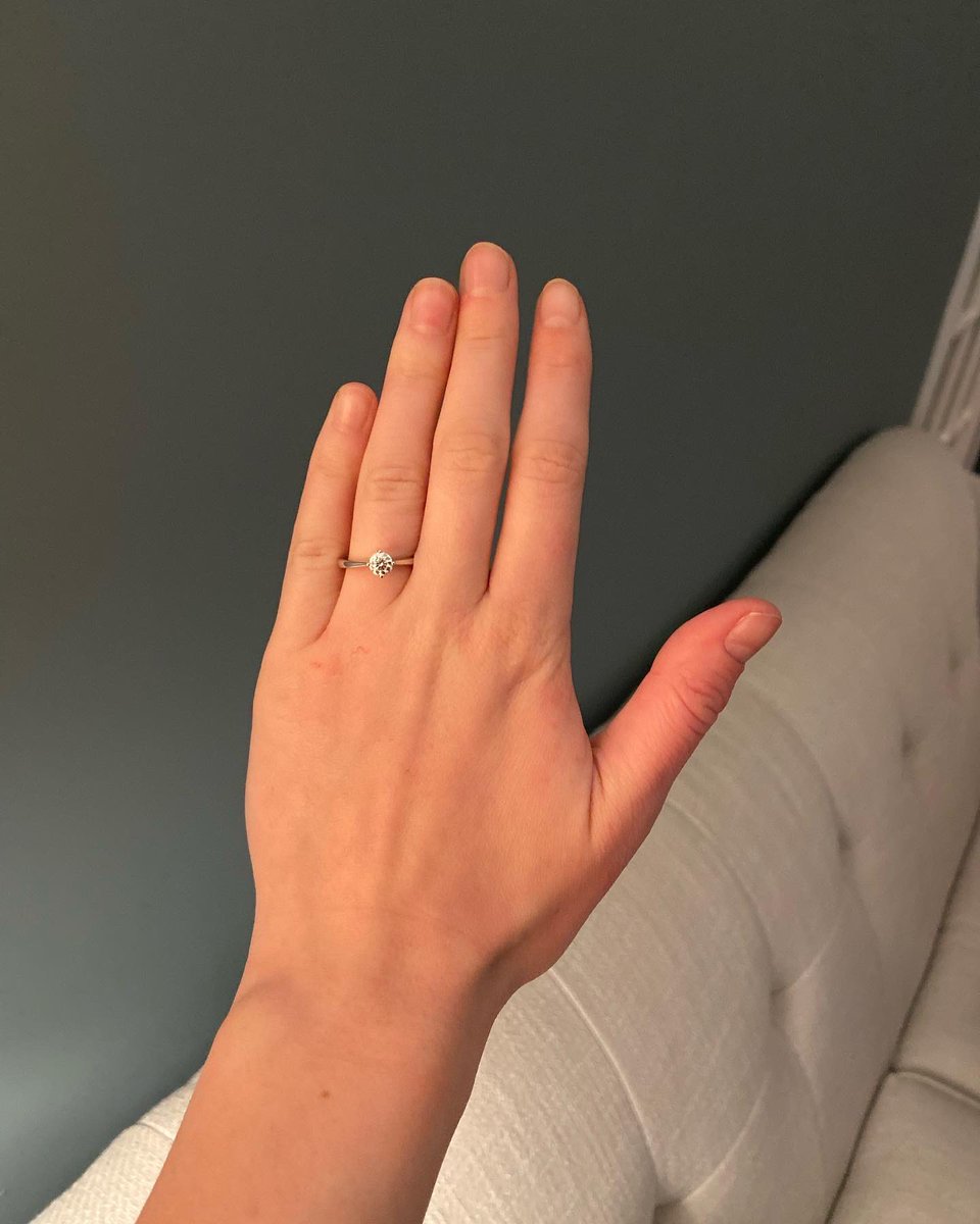 On Sunday I came home to the two biggest and best surprises of my life! 🐶💍

My fiancé (😱) and I are over the moon! 🥰

Very exciting times ahead in the Laird (to-be) household… ❤️👰🏻‍♀️🤵🏻‍♂️🐕