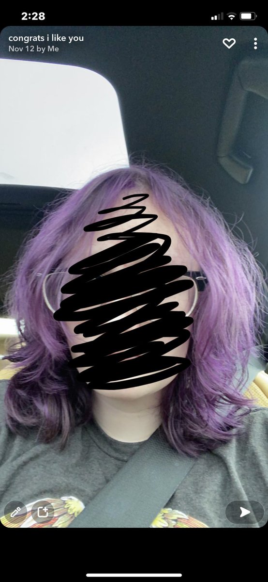 rex77993518's tweet photo. back when my hair was super purple https://t.co/mmYvSPbC4k