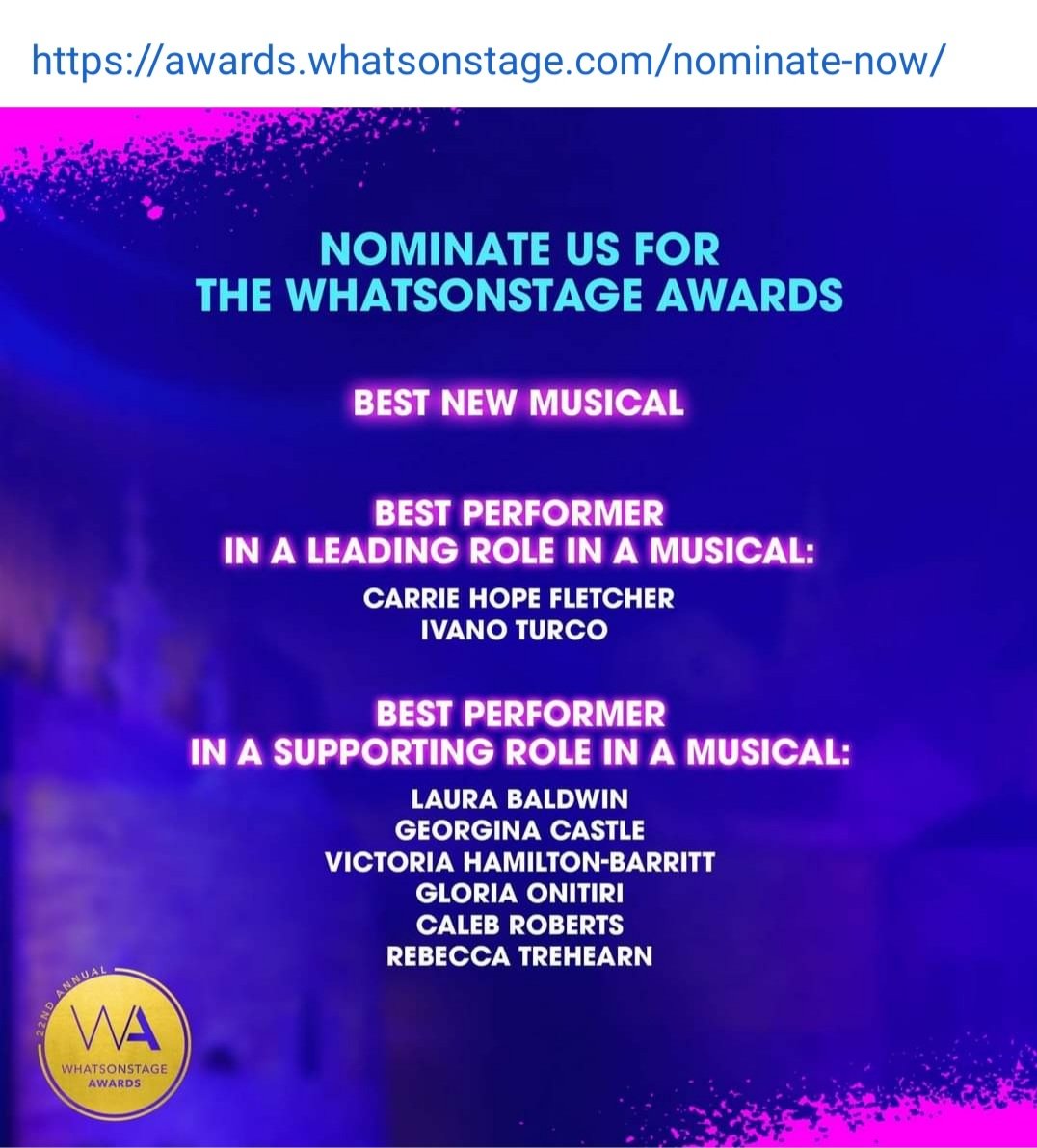 quasersabre25's tweet photo. Cast your vote people 😊😊😊 I know who got my votes 😉😉 @CarrieHFletcher @Ivanoturco_ @georgina_castle here's looking at you guys 🥰🥰🥰. Good luck guys and keep bringing the magic.

https://t.co/Z2k56Oo1pJ https://t.co/cZPgjFvlfw