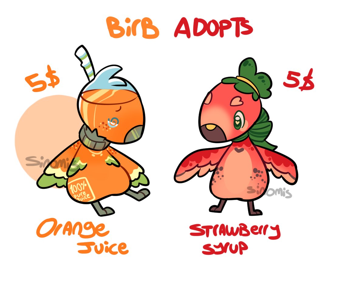 _Sinomis_'s tweet photo. birb adopts~
just DM or comment to claim,buyer will get unwatermarked <3
RT's appreciated! https://t.co/ALb2dyCB9D
