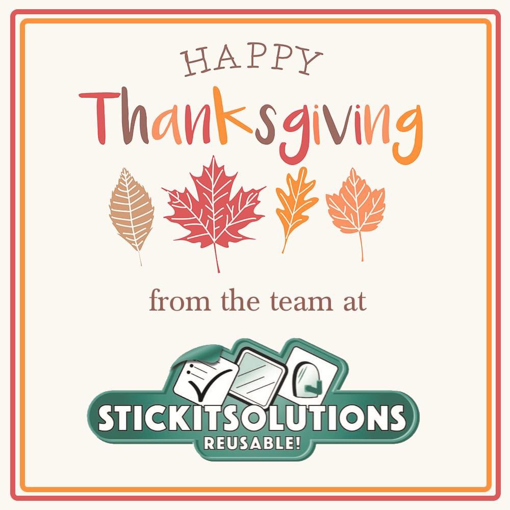 Stick_it_Lists's tweet photo. 🍁 🥧 🧡 Happy Thanksgiving from the team at StickitSolutions!

Reusable, peel-and-stick Hooks, Frames and Lists that make organizing and decorating a snap!
https://t.co/MDDSzFS2yG

#HappyThanksgivng #StickitSolutions #peelandstick #holidaygifts #stockingstuffers https://t.co/AezKJWPAgQ