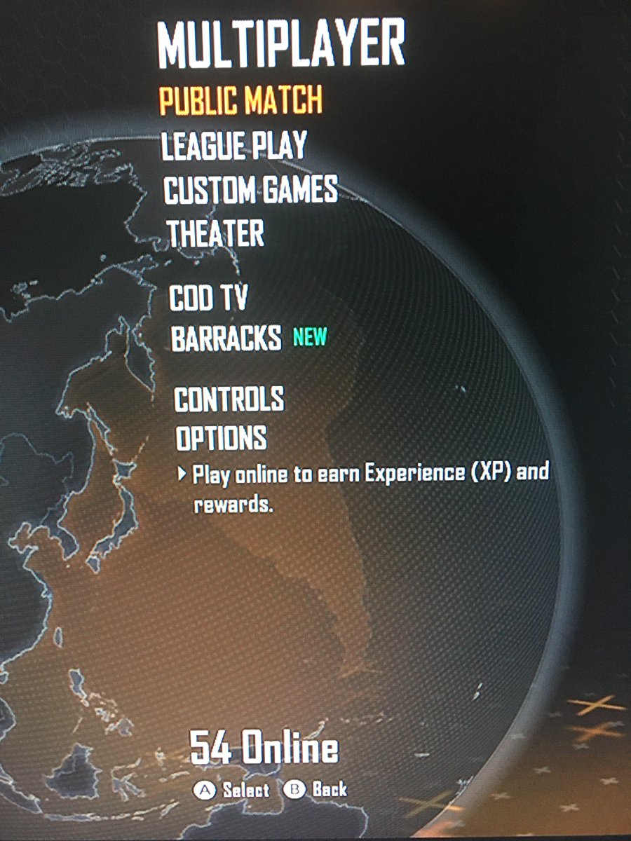 PS4Ron's tweet image. I checked out #CoDBlackOps2 online in 2021 on the #WiiU there was only 54 players 😲 most active was team death match.  I ended up playing the hijacked map and then it crashed, this is not looking good, poor old WiiU..