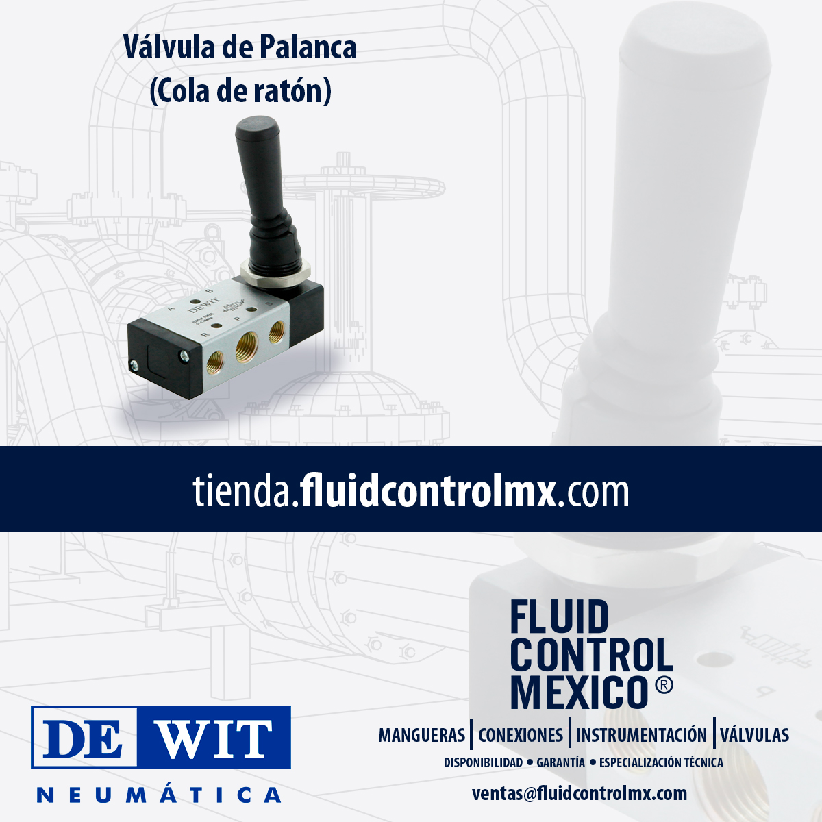 FluidControlMx's tweet photo. La #VálvulaDePalanca es perfecta en aplicaciones donde se requiere una válvula de altos accionamientos, por las condiciones de trabajo que así lo requiere

Visítanos en
🌐https://t.co/h9a6b2H7KT

O contáctanos en 
☎️ (229) 920 3898
✉️ ventas@fluidcontrolmx.com https://t.co/kEAEPY693l