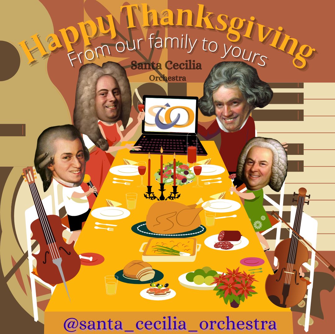 Happy Thanksgiving from our family to yours. 🦃 Thank you for all of the continued support and may you have a great holiday weekend with friends and loved ones
#Thanksgiving2021 #mozart #beethoven #ClassicalMusic