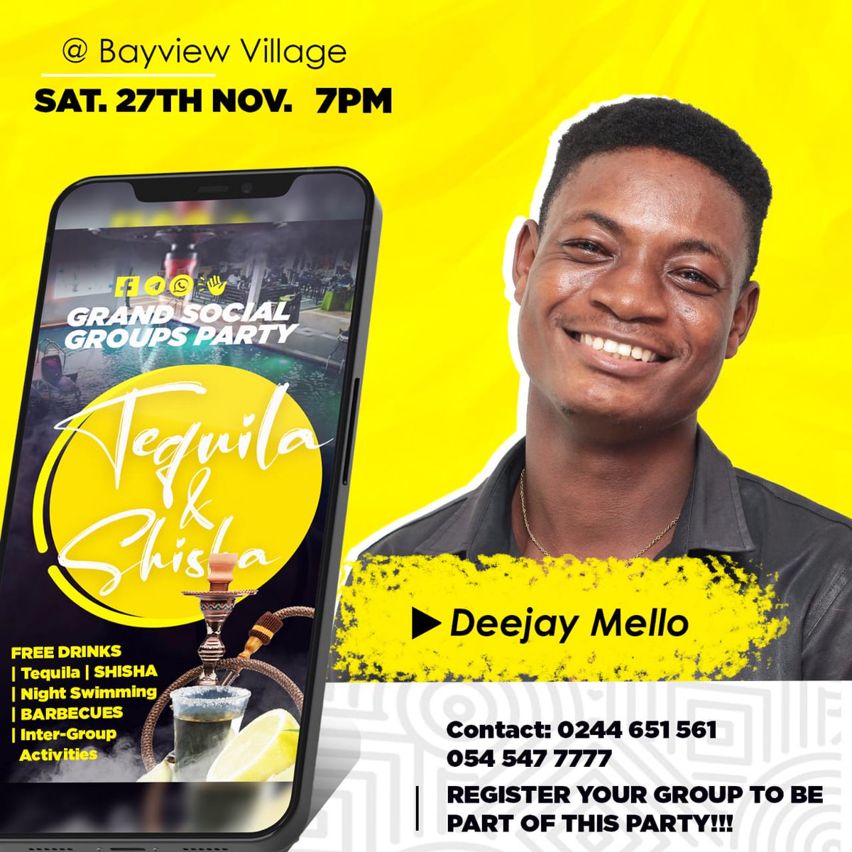 mellojnr_'s tweet photo. Lets get busy this Saturday 🔥🔥🔥

#deejaymello https://t.co/G6yF4UV400