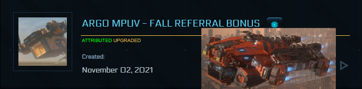 aodoine's tweet photo. I fed my ARGO MPUV and it grew soooo big!
CCU game for the win! ;) @RobertsSpaceInd #StarCitizen #propaint ! https://t.co/j9LvzXMaMx