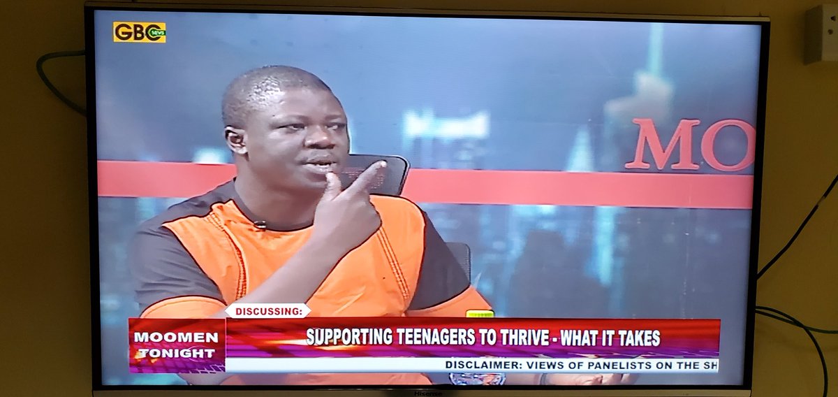 kobengkyereh's tweet photo. Building a strong future means paying the right attentn to #adolescents. What do they need?How do we communicate effectively to inspire them? It's all on #MoomenTonight #GBCNews @thegbcghana with @CAdjabeng & @Jonatha42143885
#SDGs #UnicefGBCCM #globalaffairscanada
.@UNICEFGhana https://t.co/wS6D19zDEa