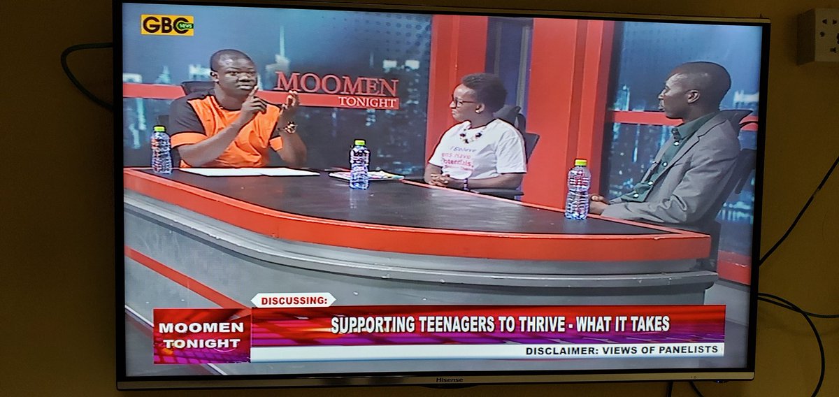 kobengkyereh's tweet photo. Building a strong future means paying the right attentn to #adolescents. What do they need?How do we communicate effectively to inspire them? It's all on #MoomenTonight #GBCNews @thegbcghana with @CAdjabeng & @Jonatha42143885
#SDGs #UnicefGBCCM #globalaffairscanada
.@UNICEFGhana https://t.co/wS6D19zDEa