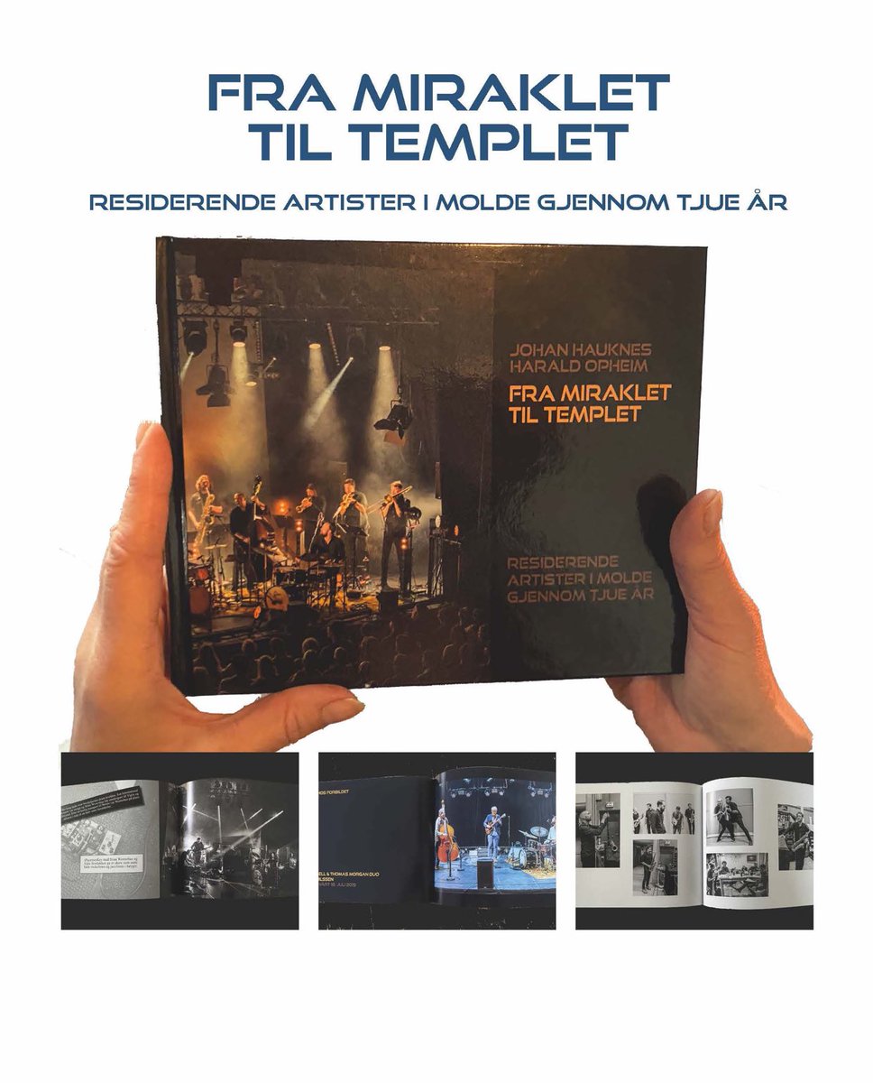 Absoluttforlag's tweet photo. Jazz is not dead it just smells funny (Frank Zappa). Årets Jazzbok er om Molde Jazzfestival de siste tjue åra. Har den i sjappa vår på nettet https://t.co/J9l3WZxhg9