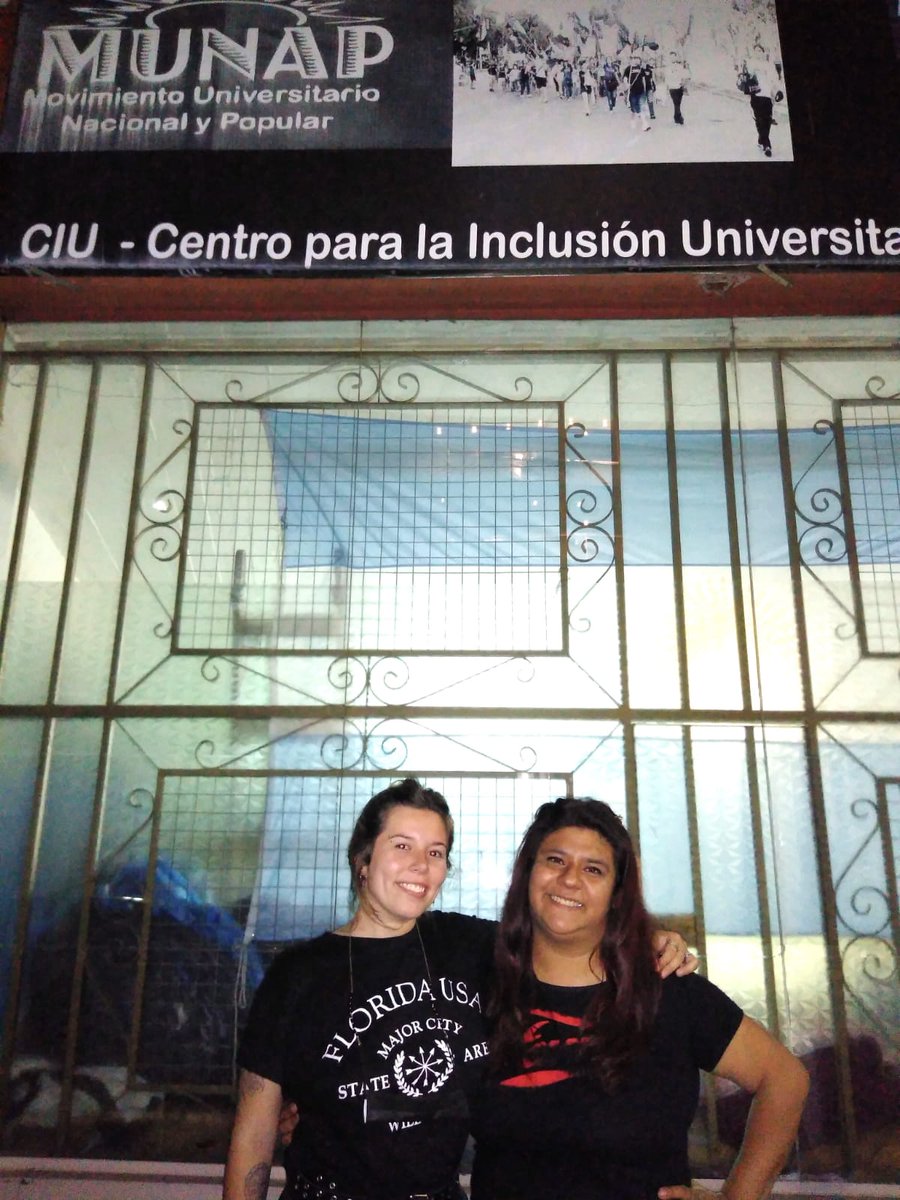 MUNAP_OFICIAL's tweet photo. PRESIDENTAS CENTROS DE ESTUDIANTES
Reunión de organización, las compañeras 
@laritasosaa (Pta Centro de Estudiantes de Ciencias Sociales CECSo - UBA) y la flamante Pta Centro de Estudiantes de Salud UNAJ, Viviana Padilla, avanzaron en un documento por presupuesto universitario. https://t.co/VoxHTToxTH