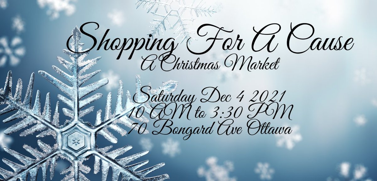 Shopping For a Cause - A Christmas Market
Shop 20+ Local Vendors
Dec 4 2021
10 am to 3:30 pm
70 Bongard Ave 

#Ottawa #Market #Christmas #ontario 
<a href="/ctvottawa/">CTV Ottawa</a> <a href="/OttawaFarmMkt/">Ottawa Farmers' Market</a> <a href="/CBCOttawa/">CBC Ottawa</a> <a href="/Move100Ottawa/">Ottawa’s MOVE 100</a> <a href="/ottawasuncom/">Ottawa Sun</a>