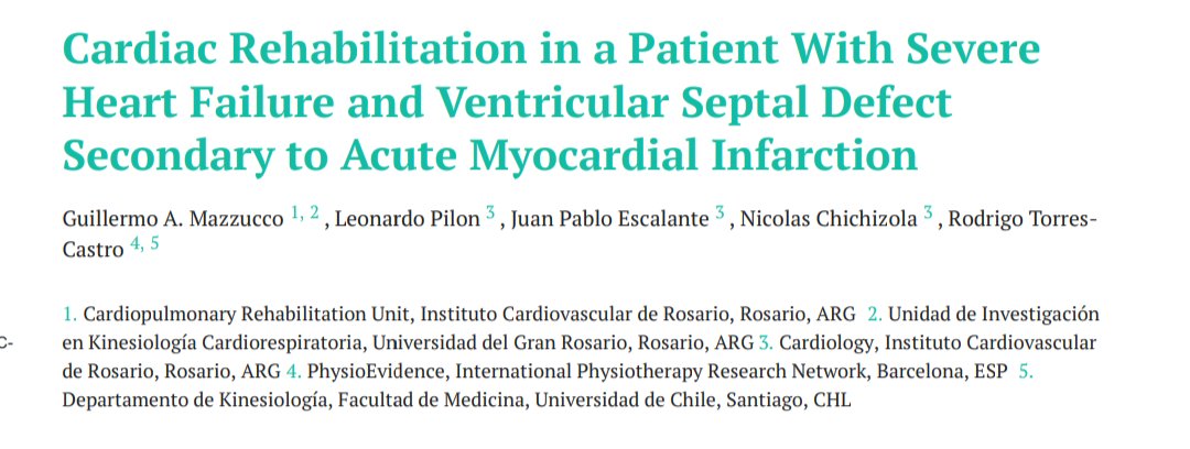 In this #CaseReport, after 15 months of #CardiacRehabilitation, we found significant improvements in exercise capacity and echocardiographic variables, allowing to remove the patient from the cardiac transplant list

#Prehabilitation for candidates for #HeartTransplantation