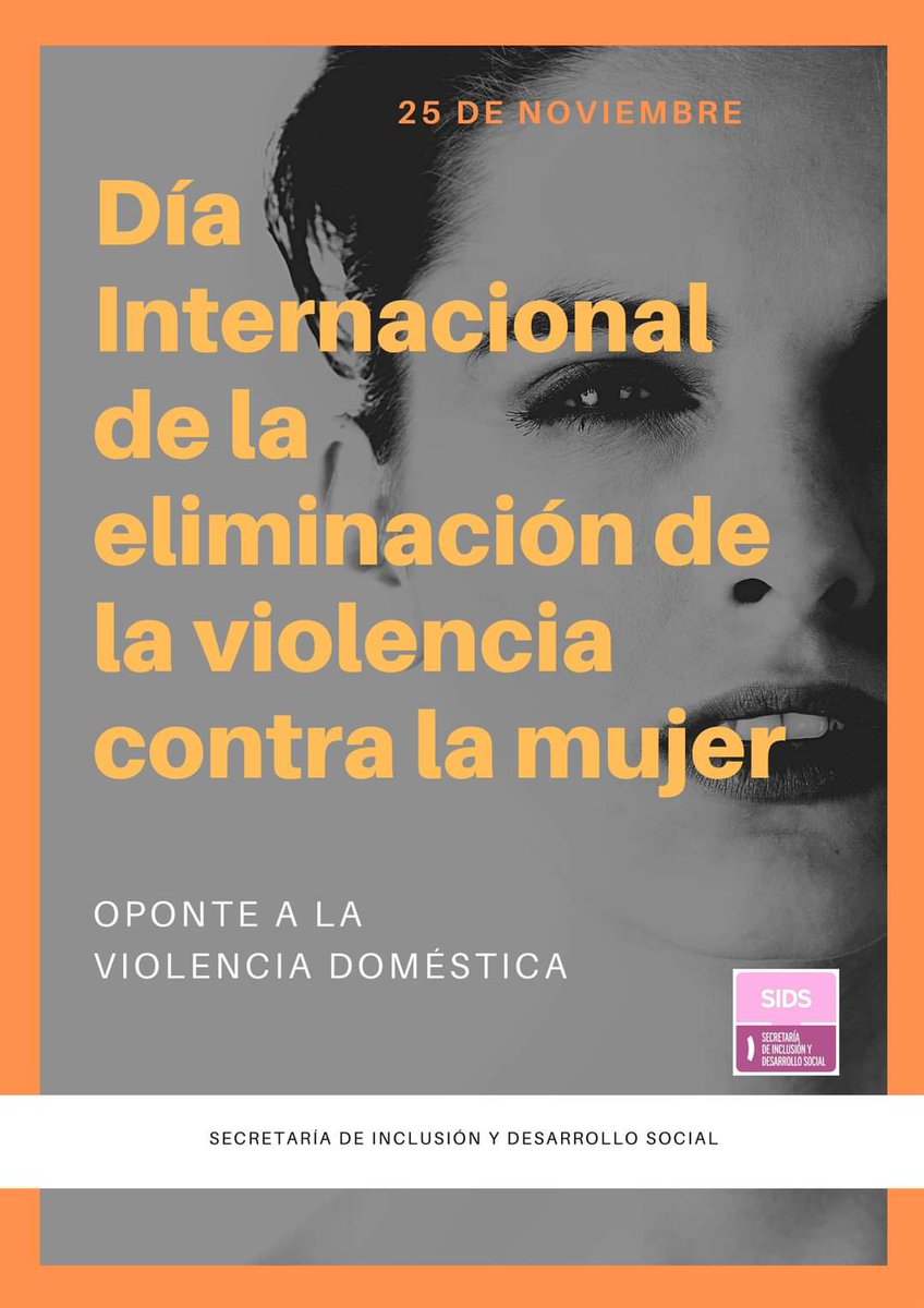 Que no sea sólo un día, que sea toda la vida sin cualquier tipo de violencia contra las mujeres.

#DíaNaranja #NoMásViolenciaContraLasMujeres