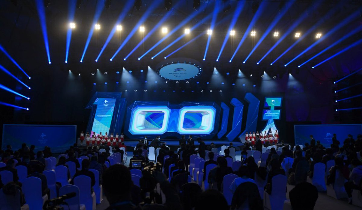 #Beijing celebrates 100-day countdown to the 2022 Paralympic Winter Games, the Beijing 2022 organisers are ready to welcome Paralympic athletes from all over the world! #2022ParalympicWinterGames  @Olympics @Beijing2022  #WinterOlympics #countdown