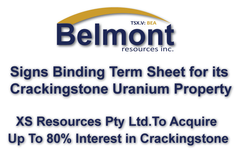 Belmont_Res's tweet photo. #BelmontResources Signs Binding Term Sheet for its Crackingstone Uranium Property https://t.co/MBqGOvLAPY https://t.co/L3BSCrZy2H