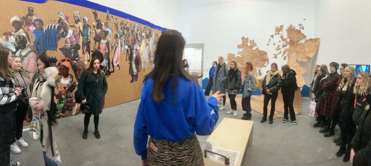 Today at York St John - a trip to Liverpool with BA photo Fine Art and Illustration. Thanks to the BlueCoat for an informative talk about their recent exhibits #art