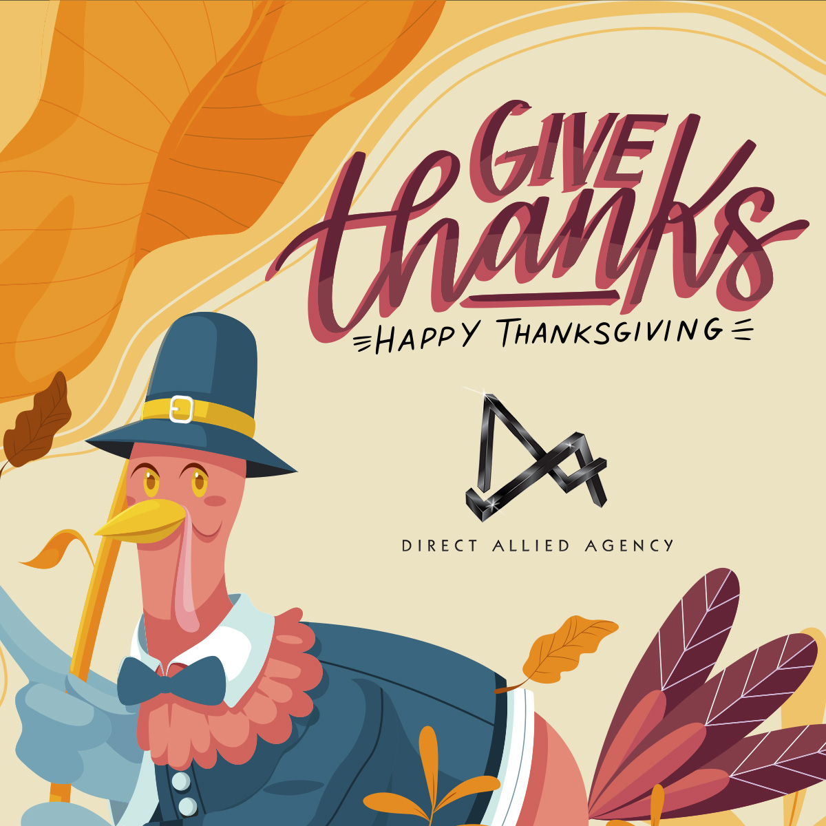 directallied's tweet photo. 🦃 Happy Thanksgiving to all our family and friends! https://t.co/61xj7qnU65