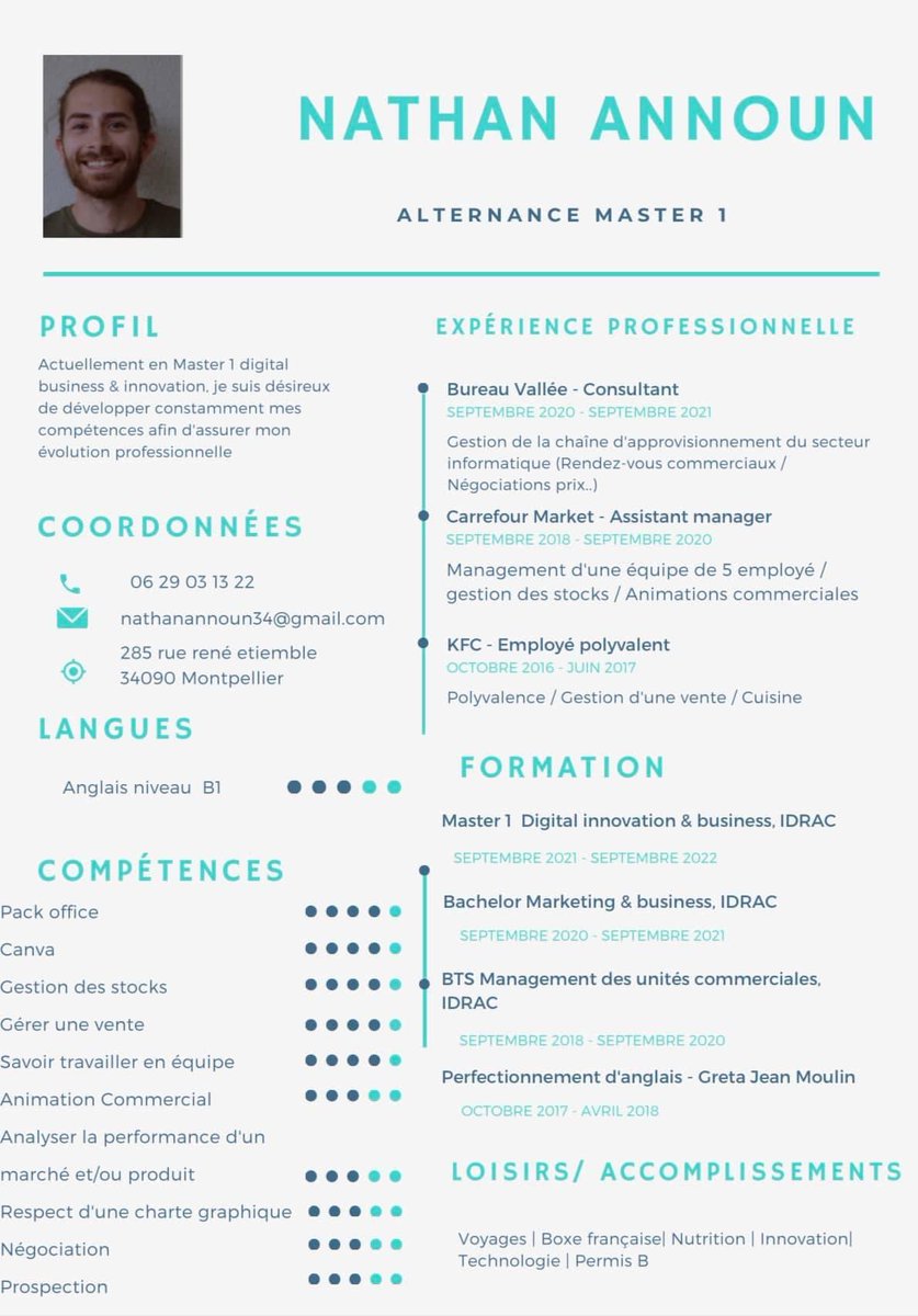 G_Mercoiret's tweet photo. On entend souvent : "Les #jeunes ne veulent pas #travailler" ❌
Moi je connais un jeune étudiant qui ne demande que ça. ✅

2 semaines pour trouver une #alternance et poursuivre le #Master.

On dit que "#Twitter peut faire des #miracles", alors je crois en vous.

Merci pour lui ! https://t.co/QSVeGSEiUE