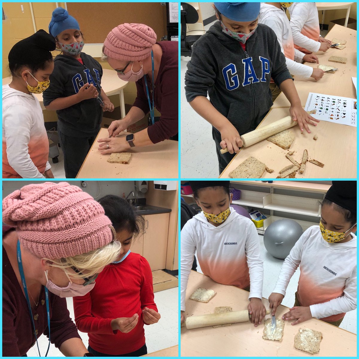 ZohrinM's tweet photo. Delicious surprise up in the @RedWillowPS kitchen today! A wonderful morning for our Ravens as Ms. F baked with them while teaching mathematical skills.

Ms. K joined on her planning time while P @ConnieStella10 helped fry the final product! @PeelSchools 

Highlight of my day 😊 https://t.co/RKzonQGSwj